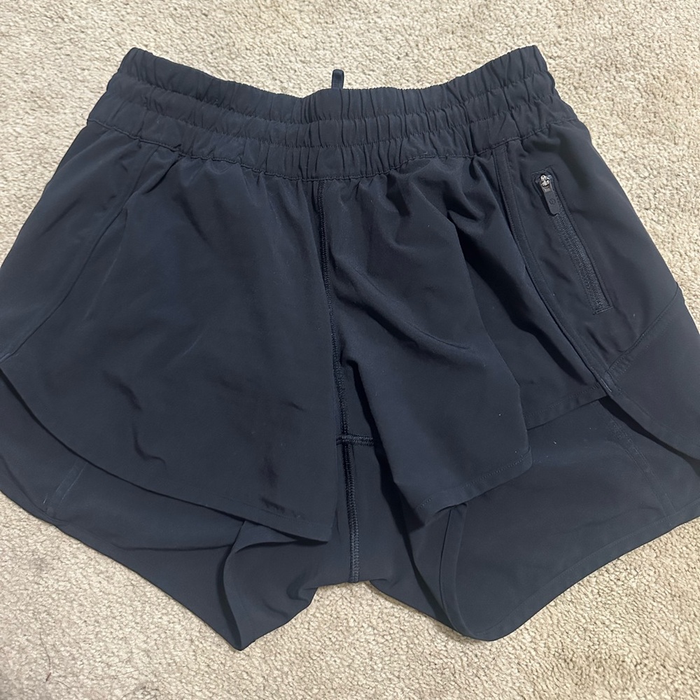 lululemon black shorts 4” inseam